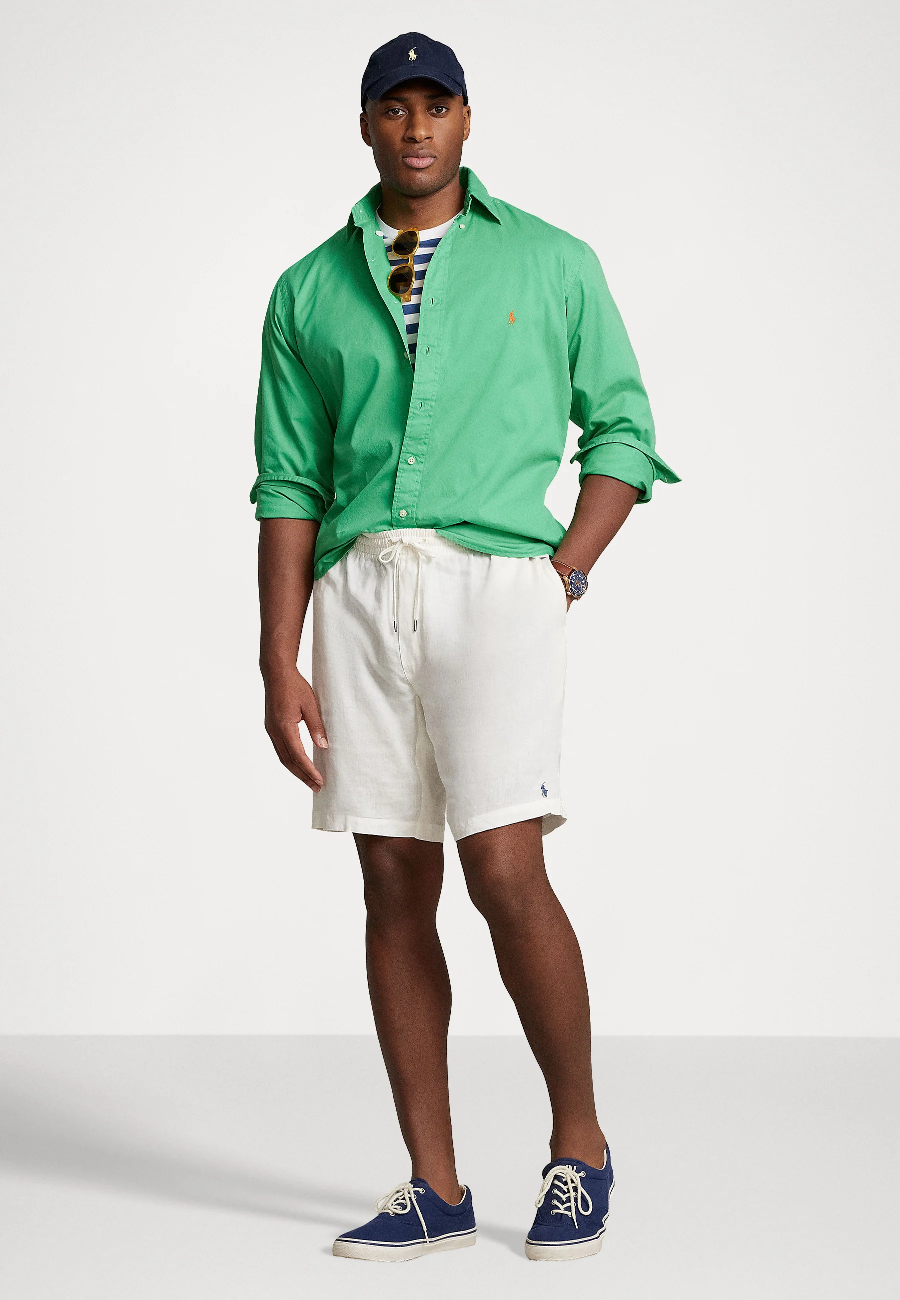 Camisa deportiva de manga larga Polo Ralph Lauren Big & Tall
