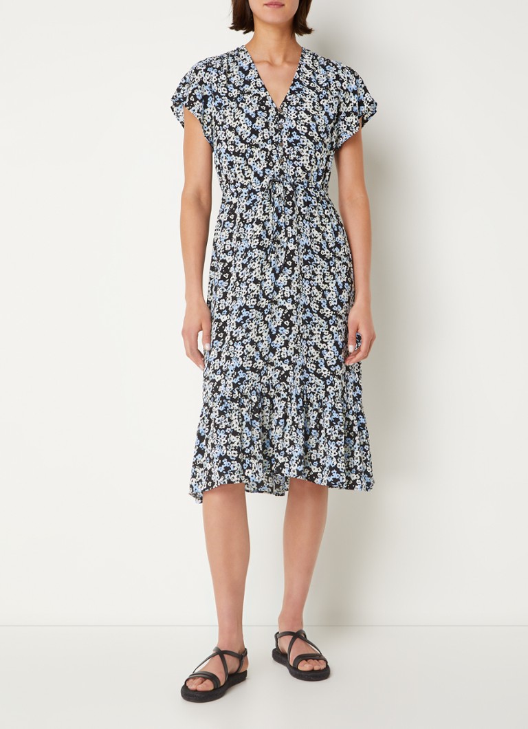 Robe midi Rails Kiki à imprimé floral et ceinture à nouer