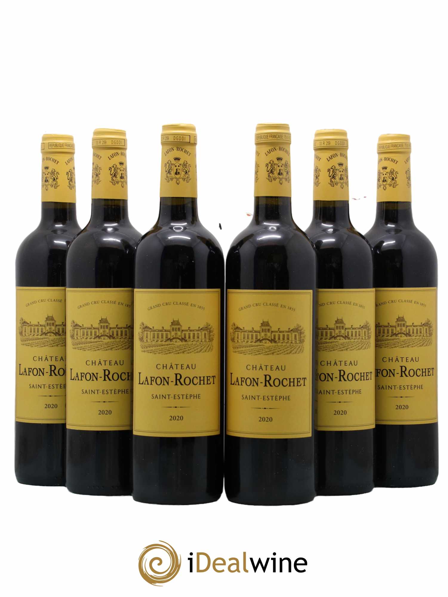 Château Lafon Rochet 4ème Grand Cru Classé  2020 - Lot de 6 Bouteilles