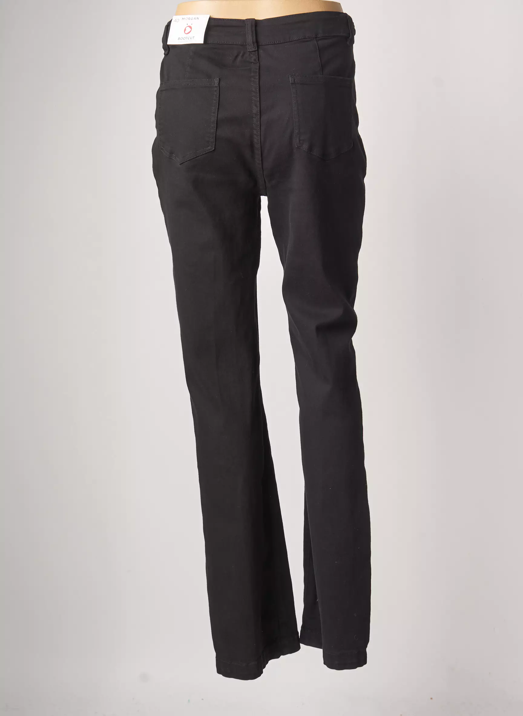 Morgan Pantalons Droits Femme couleur noir