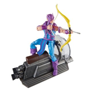 Avengers Marvel Legends Actionfigur: Hawkeye with Sky-Cycle