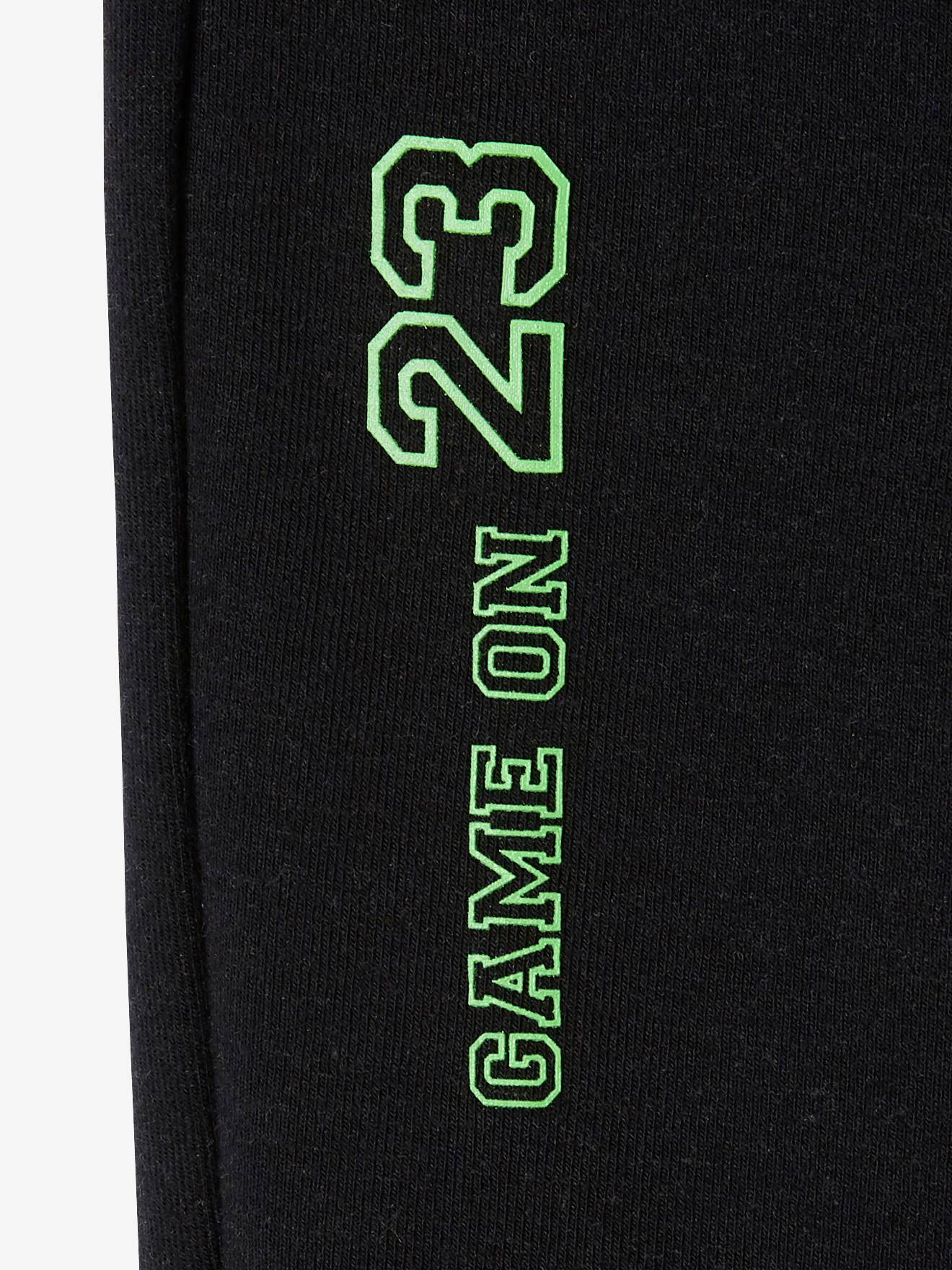 Vertbaudet Jungen Sporthose aus Funktionsmaterial Oeko Tex - schwarz
