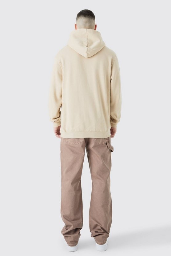 Tall Hoodie mit Paris-Print