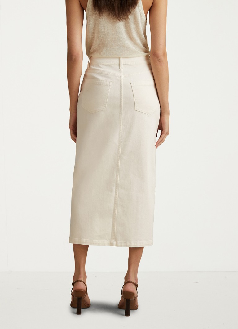 Reiss  Danica midi spijkerrok met split