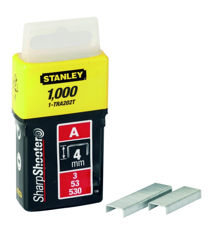 Stanley 1-TRA202T Staples 4mm Type A - 1000 pieces