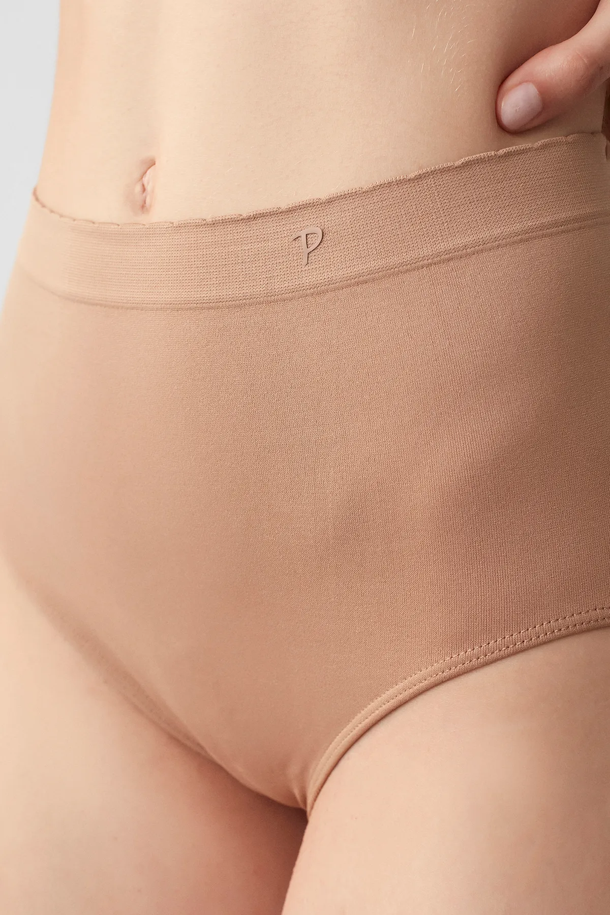 Penti  Slip - Braun - Unifarben