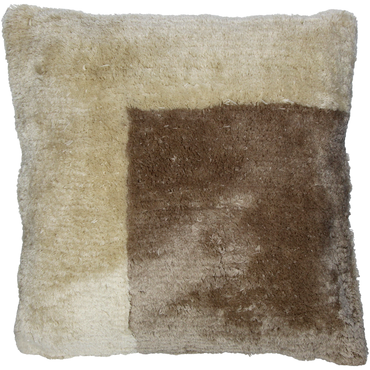 Trendhopper Zierkissen Kubus Elfenbeinfarben 45 x 45 cm