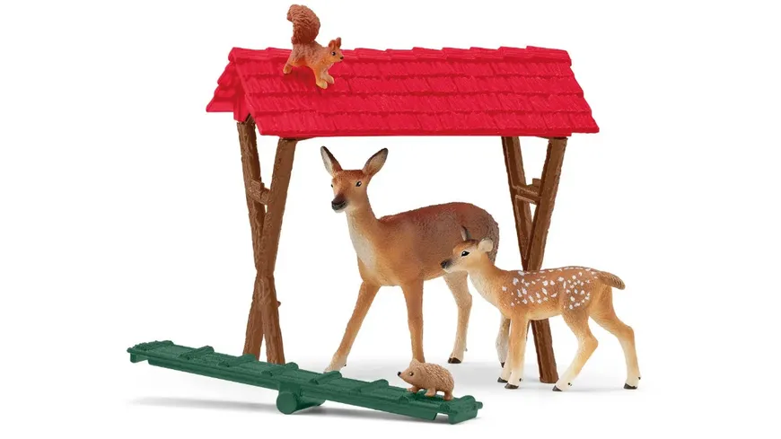 Schleich 42658 - Farm World - Fütterung der Waldtiere