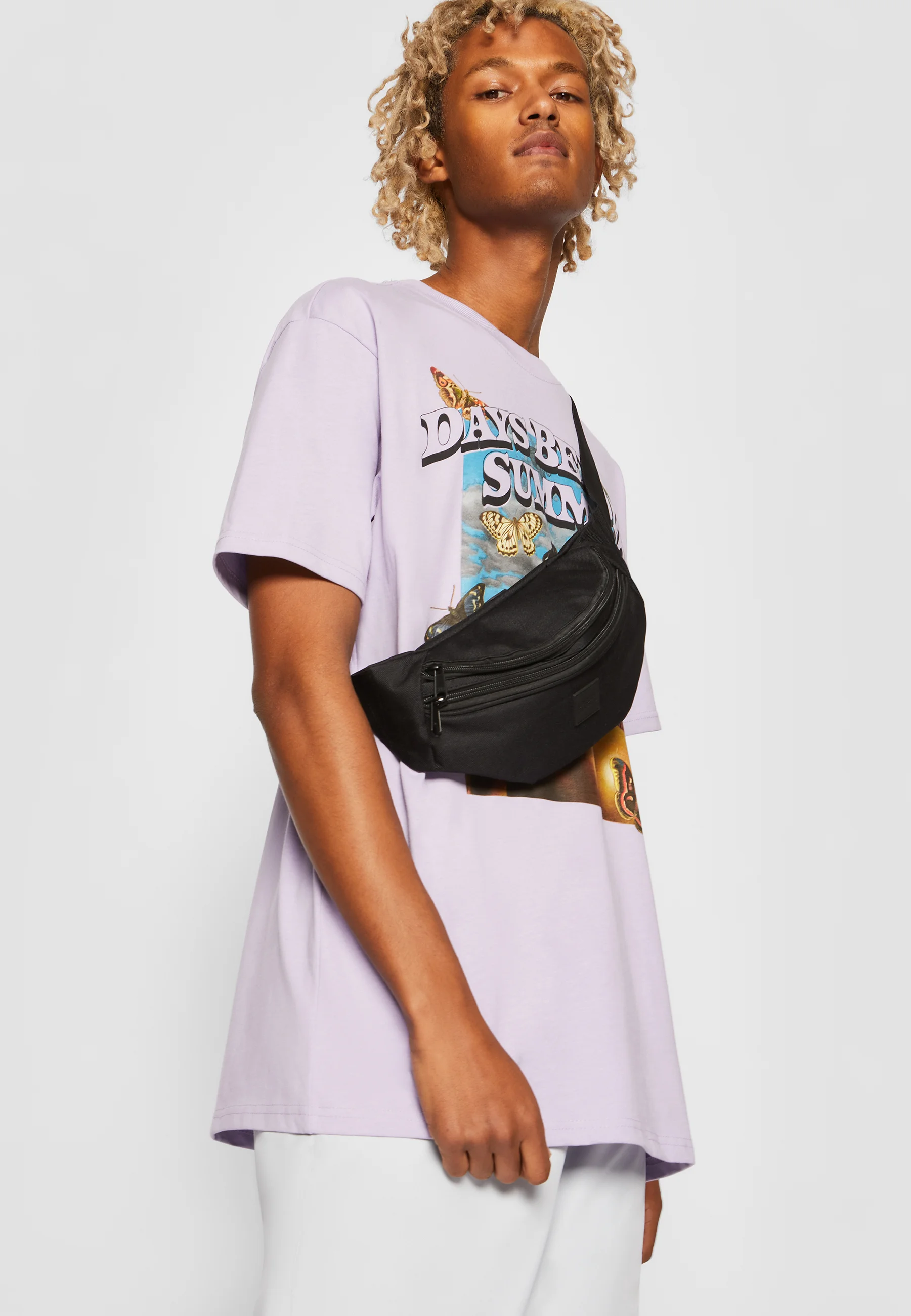 Bolso de hombro con doble cremallera Urban Classics - Riñonera