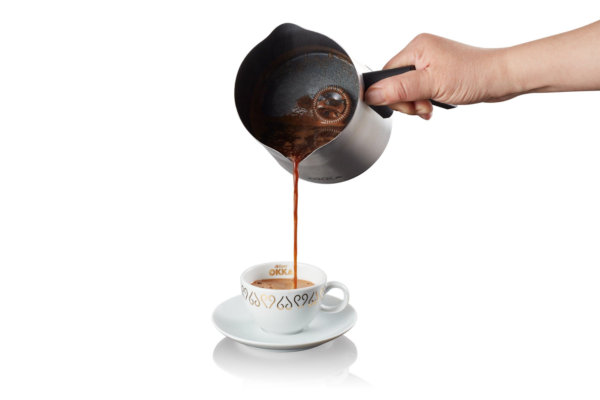 Arzum Filterkaffeemaschine ARZUM OKKA RICH SPIN M Türkische Kaffeemaschine, 700W