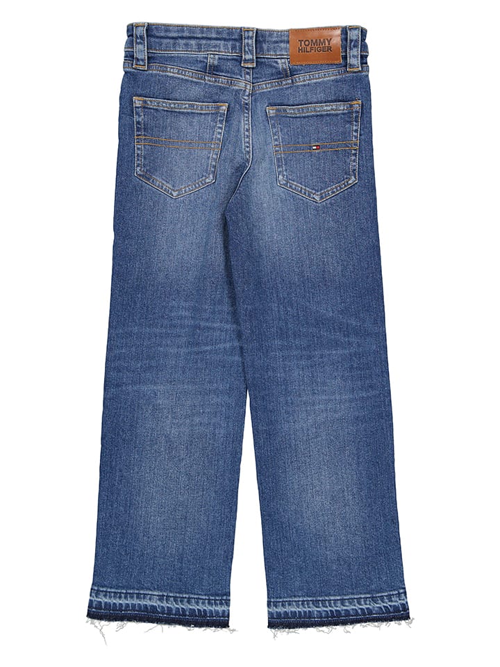 Tommy Hilfiger Jeans - Mom fit - in Blau günstig kaufen