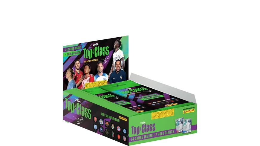 Panini Top Class - Fat Pack mit 24 Trading Cards und 2 Holo Giant Cards