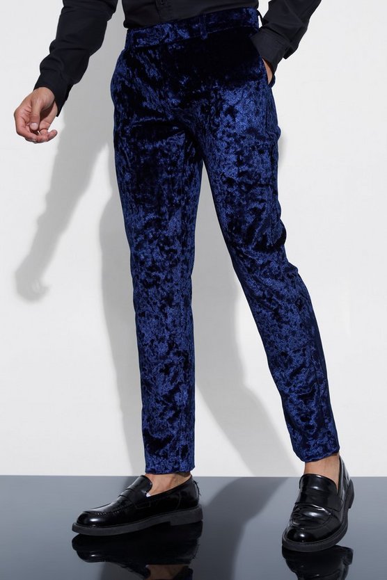 Skinny Samt-Hose