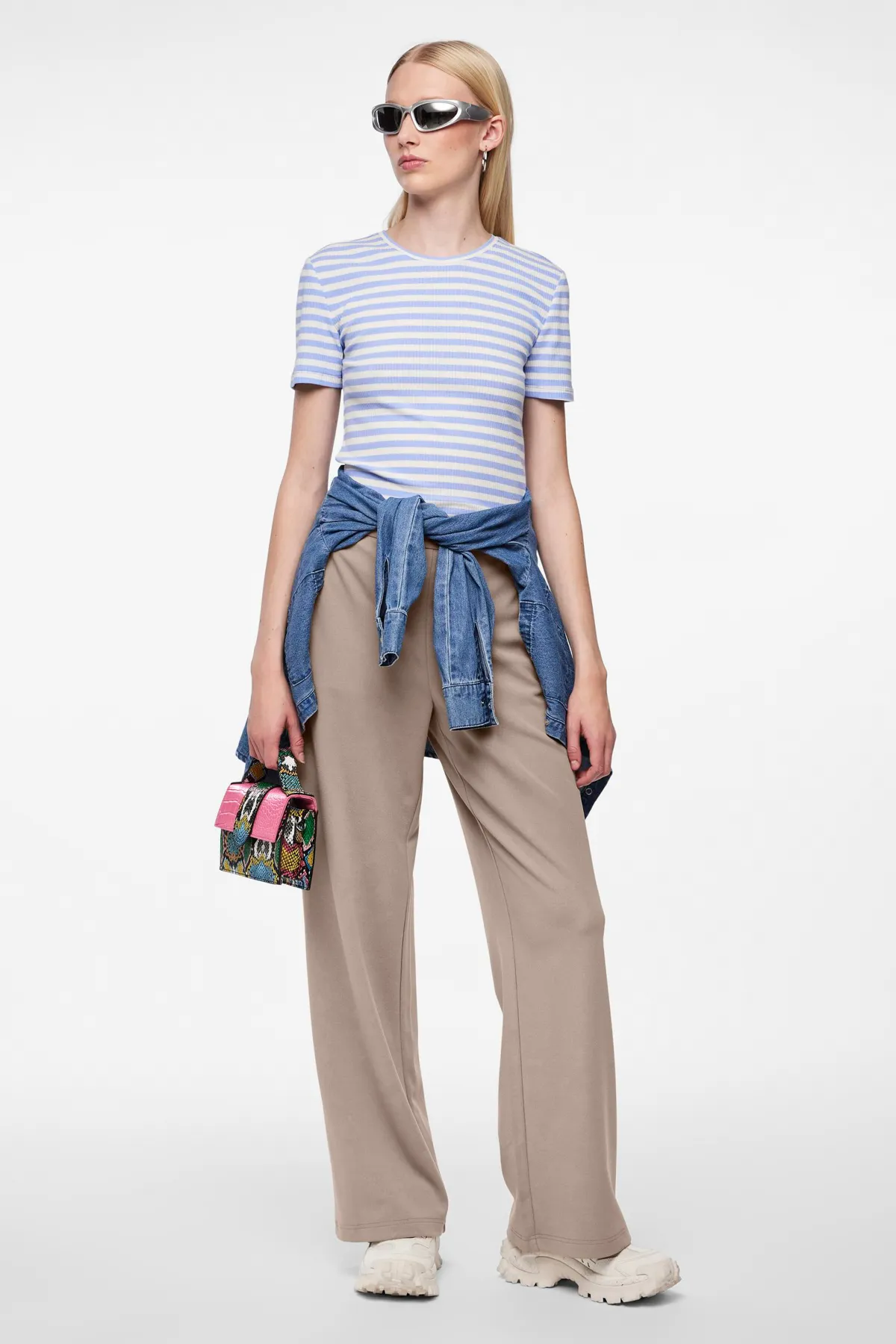PIECES  Pcnula Hw Wide Pants Noos