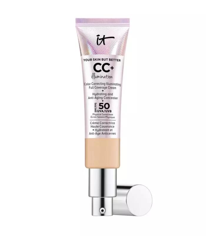 Your Skin But Better™ Cc+ Cream Illumination Crème Correctrice Illuminatrice Haute Couvrance + Sérum Hydratant Anti-Âge SPF 50+