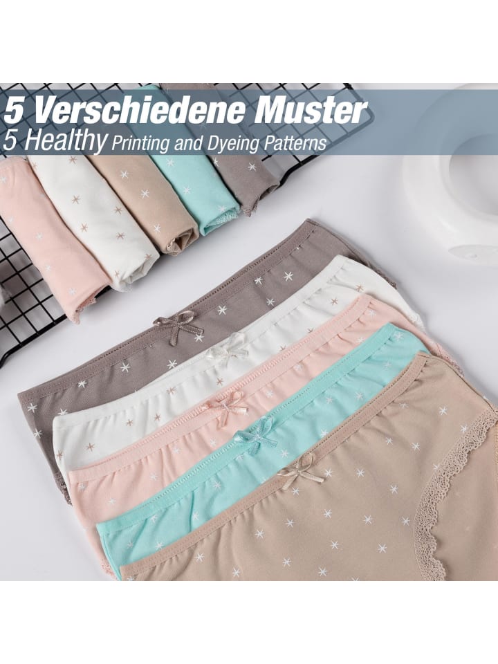 LOREZA 10er Set Slips - Sterne - Bunt günstig kaufen