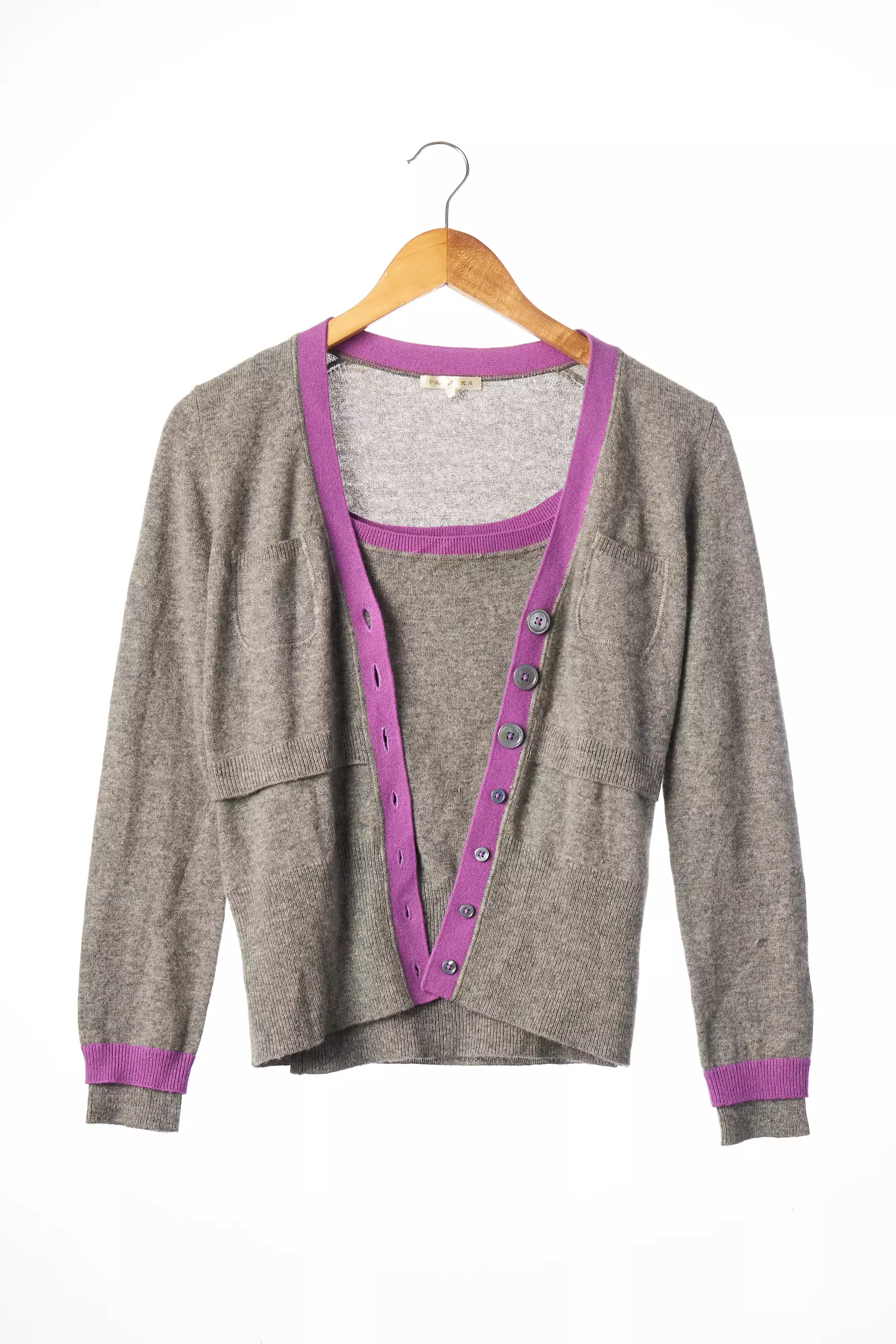 Paule Ka Twinset Femme couleur gris