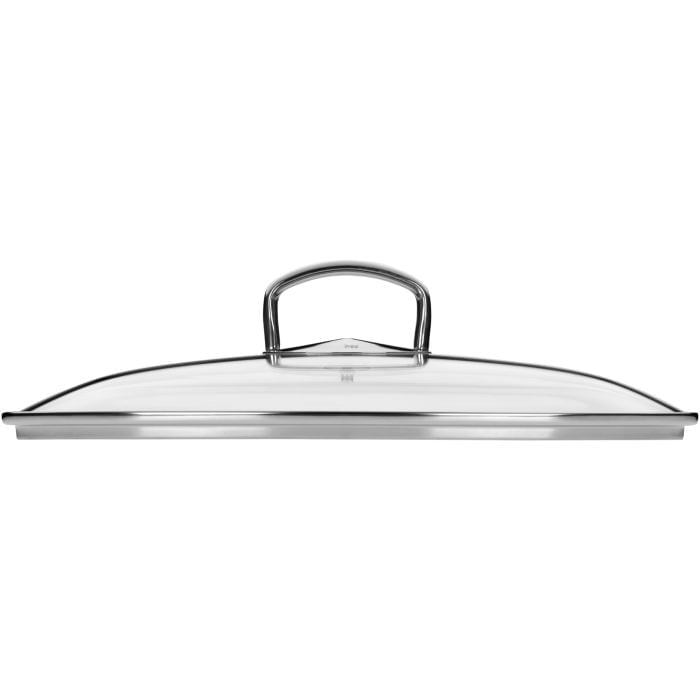 Fusiontec Mineral BrÄter mit Glasdeckel, oval, 36 cm, Platinum