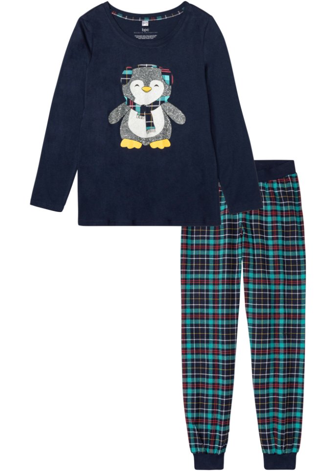 Pyjama mit Flanellhose