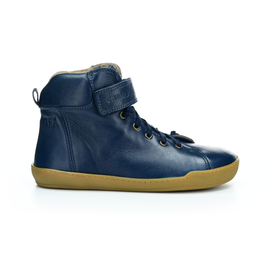 Crave Winfield Dunkelblaue Winter-BarfußSchuhe
