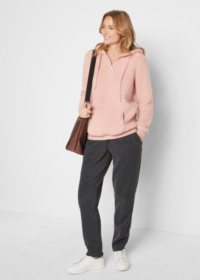 Teddy-Fleeceshirt, Pullover