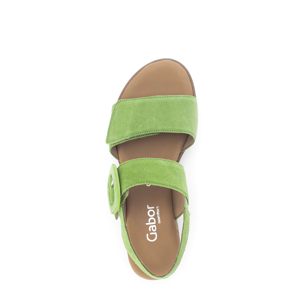Gabor comfort Keilsandalette grün