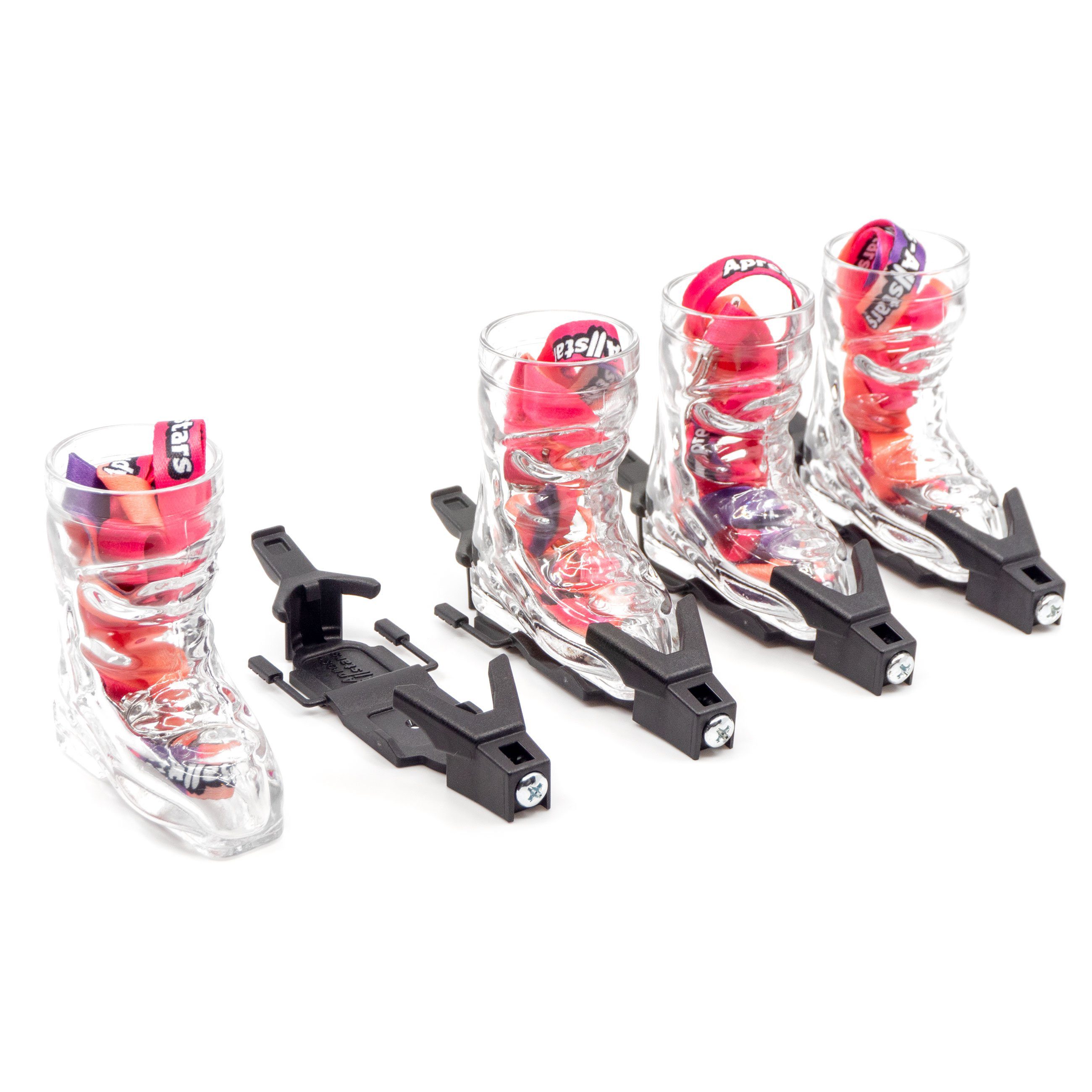 Deggelbam Schnapsglas WELTNEUHEIT *1 Stück* in Ski Form mit Bindung !, Der Hingucker auf jeder ApresSki Party!