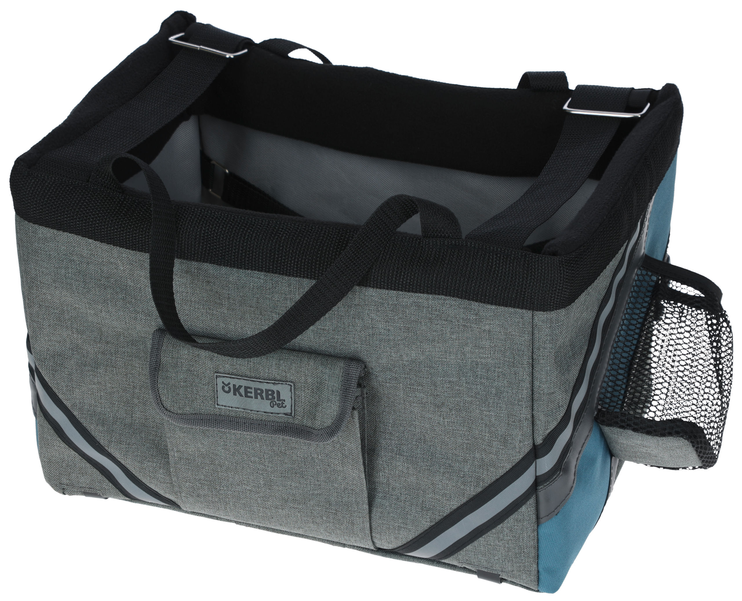 Kerbl Tragetaschen Kerbl Pet Fahrradtasche Vacation für kleine Hunde, Grau/Blau