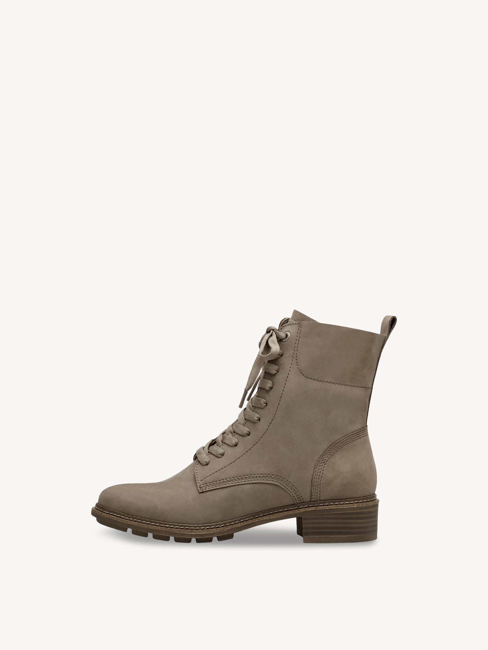Bottine en cuir - beige