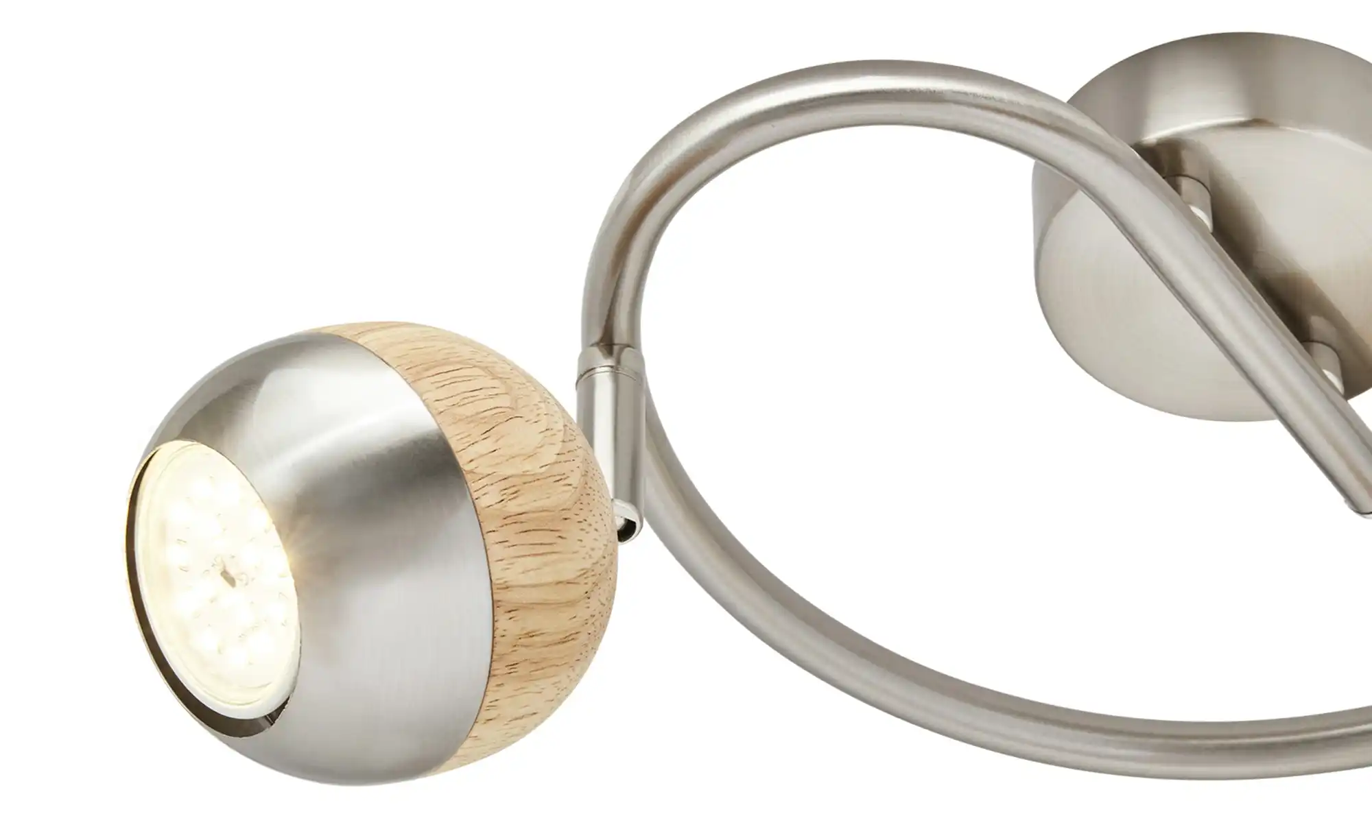 KHG LED-Spot, 3-flammig mit Holz