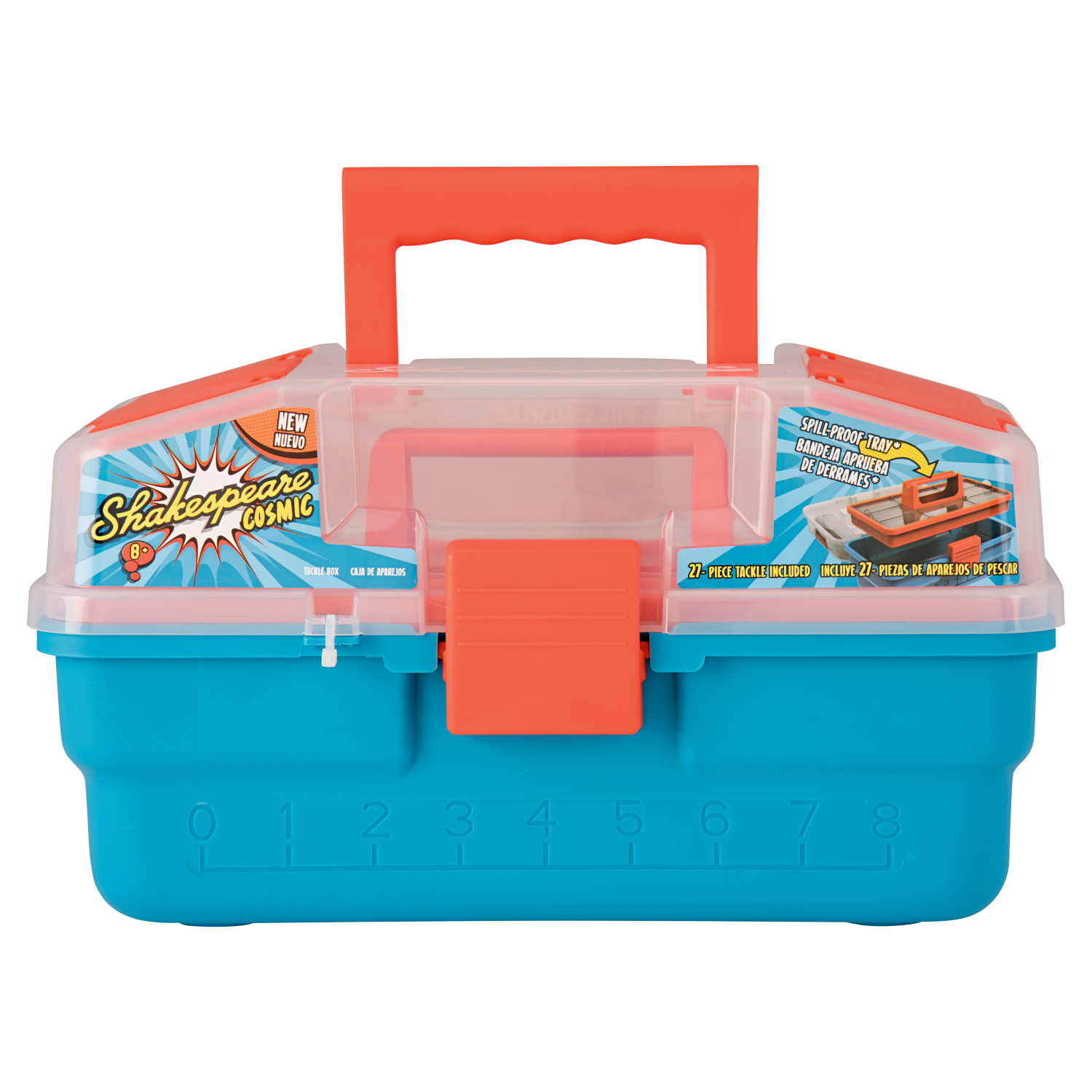 Shakespeare Tackle Box Cosmic (orange/blau)