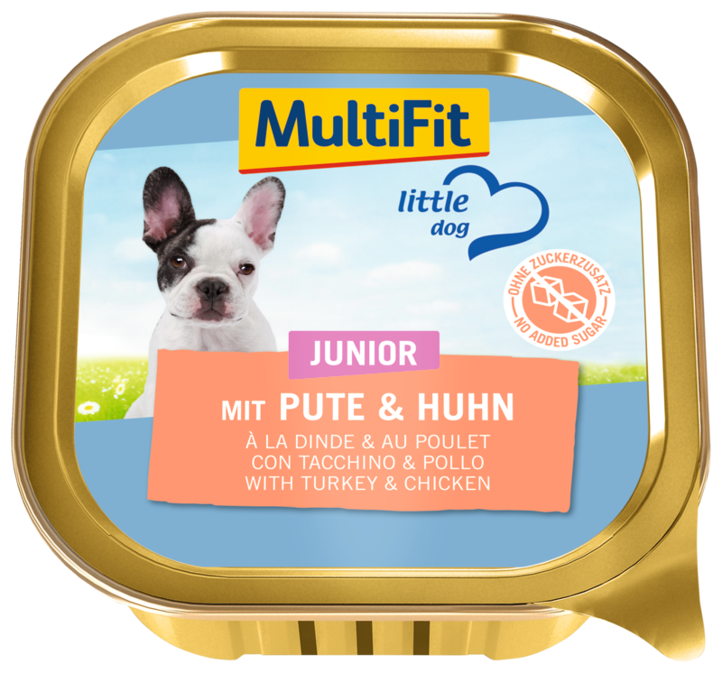MultiFit Hundenassfutter MultiFit Junior Little Dog 11x150g