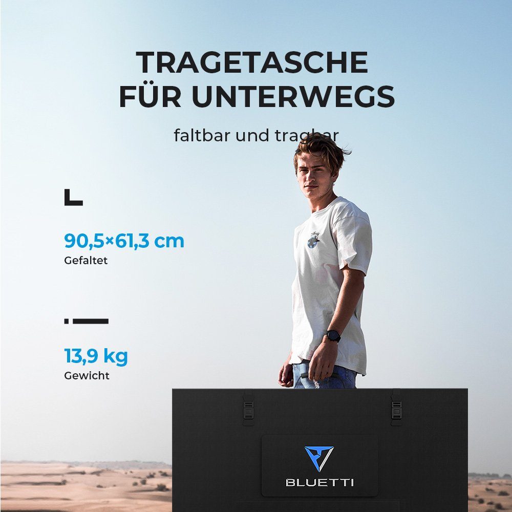 BLUETTI Solaranlage PV350 350W Solarpanel, (1 350W Solarmodell für BLUETTI Stromerzeuger), IP65 Schutz