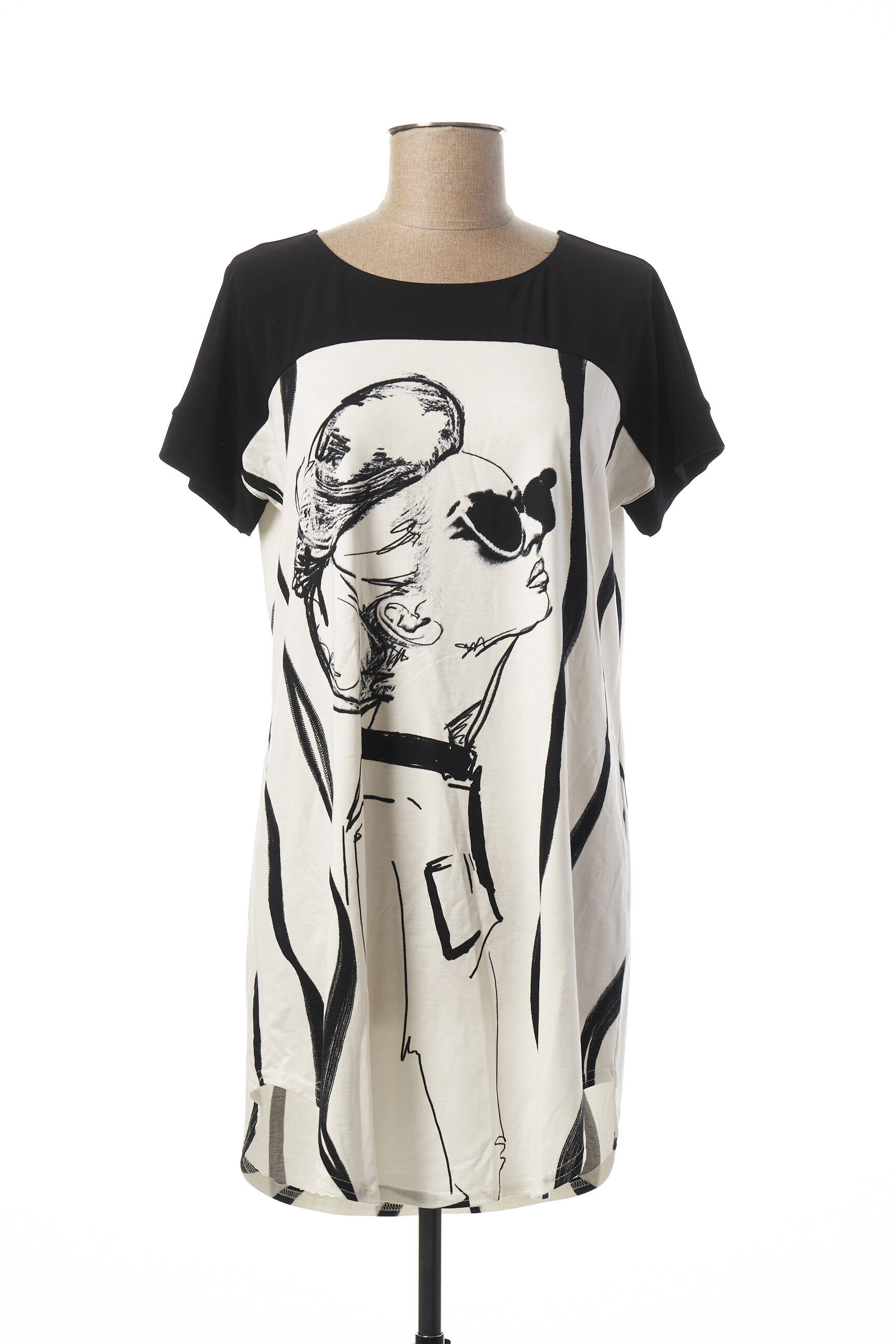 Joseph Ribkoff Tuniquemanchecourte Femme couleur blanc