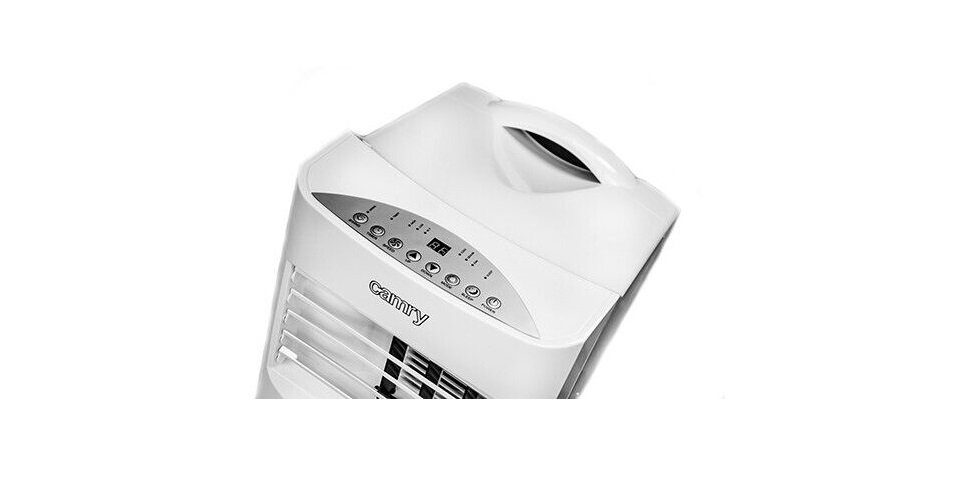 Camry Klimagerät CR 7910 Mobile Klimaanlage 7000 BTU Luftentfeuchter Luftkühler 0,78kW, 3 Funktionen: Kühlen, Lüfter, Trocknen, 2 Luftgeschwindigkeiten