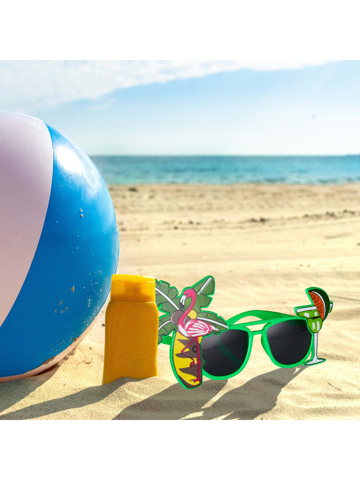 relaxdays 3x Partybrille in Grün günstig kaufen onesize