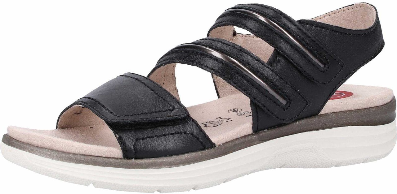 JANA Klassische Sandalen schwarz