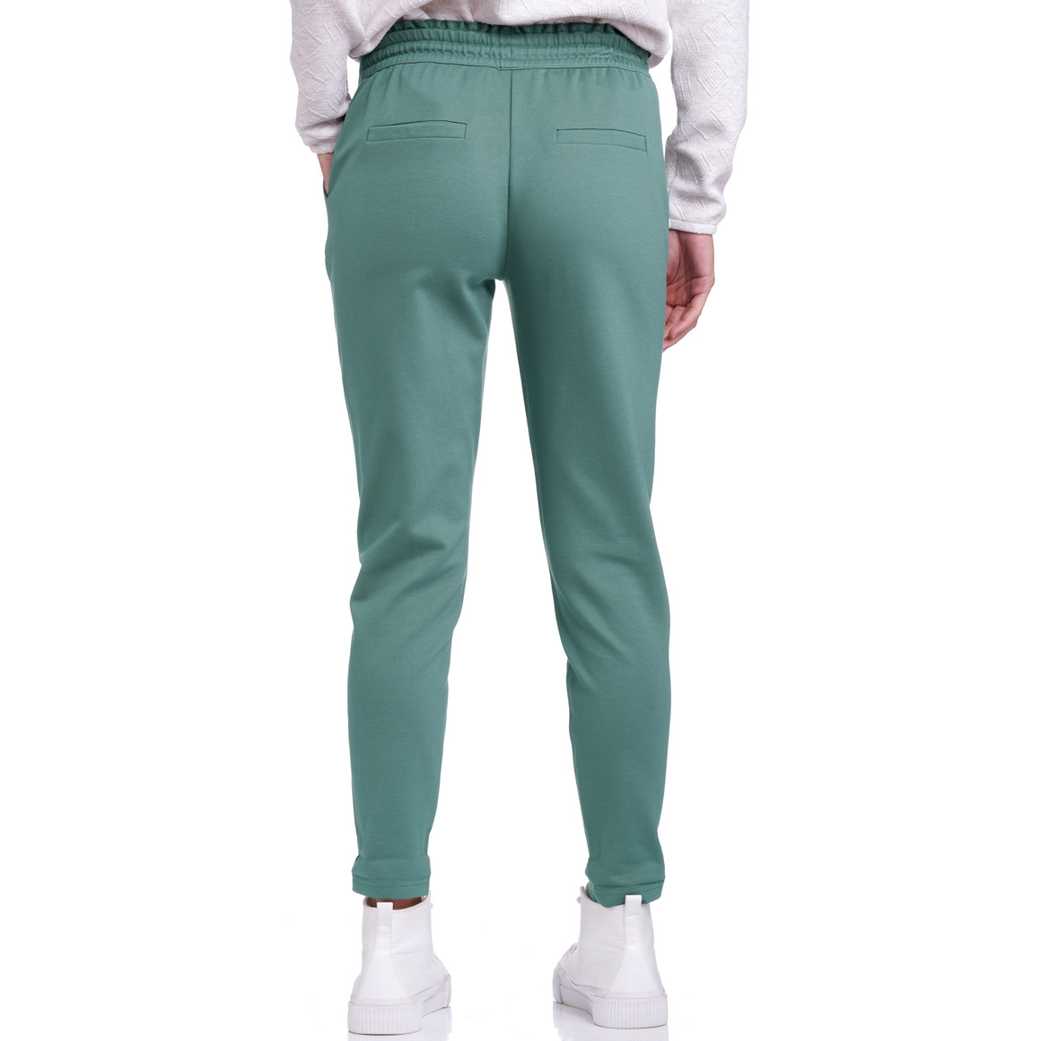 Damen Jogpants mit Rüschen am Bund