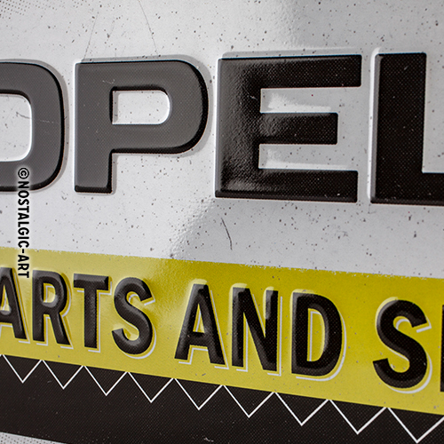 Nostalgic Art Hängeschild, Motiv "Opel - Parts & Service", 1 Stück - ATU