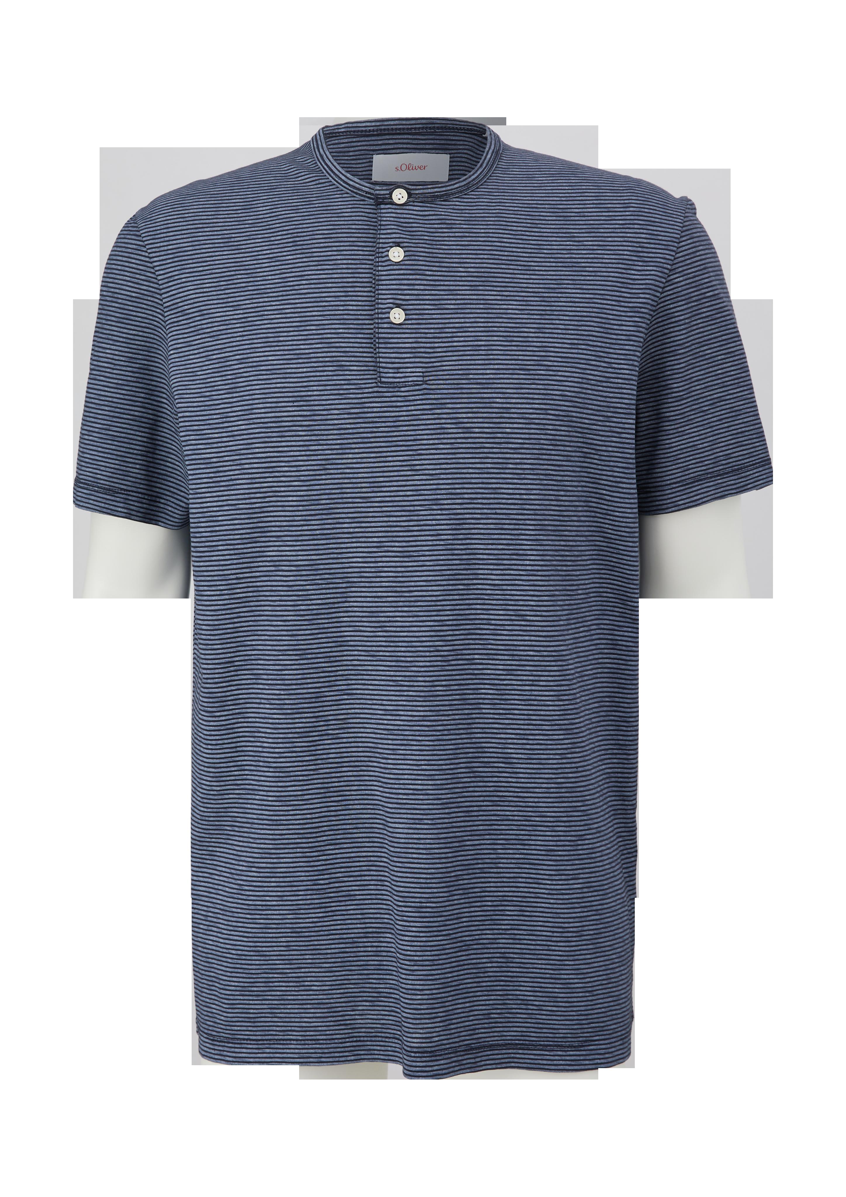 T-Shirt mit Henleyausschnitt  2131538-59G4