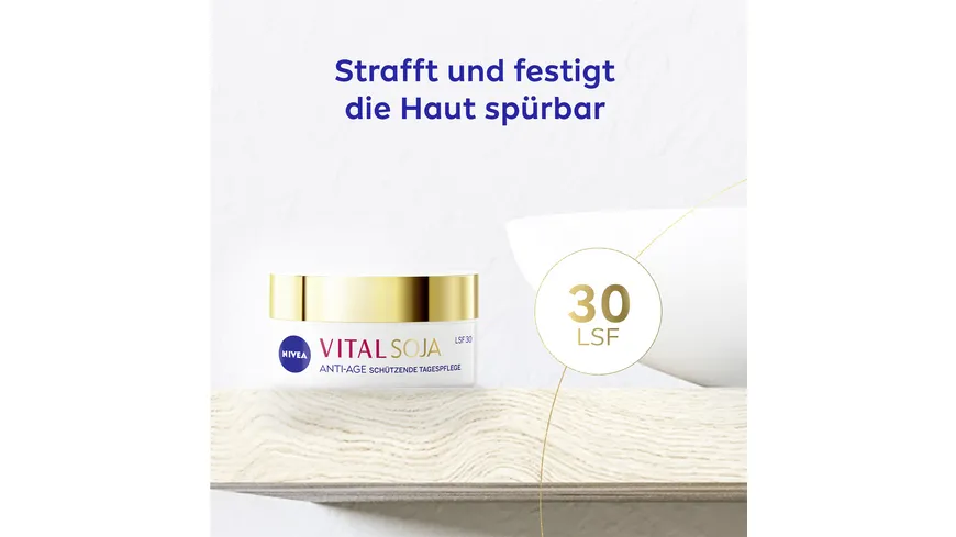 NIVEA VITAL Soja Anti-Age Schützende Tagespflege für Reife Haut LSF30 50 ml