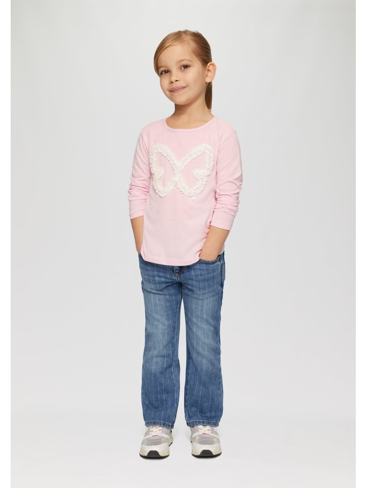 s.Oliver T-Shirt langarm in Pink günstig kaufen
