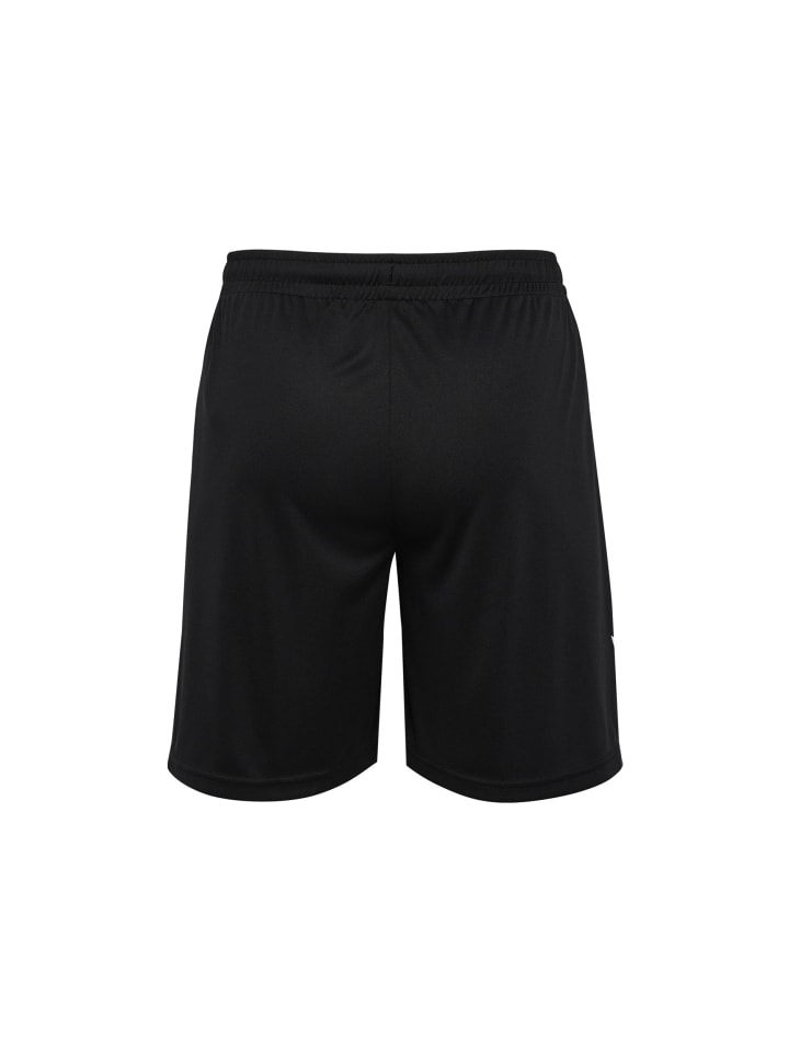 Hummel Trainingsset Shirt & Shorts Atmungsaktiv Polyester in Schwarz günstig kaufen