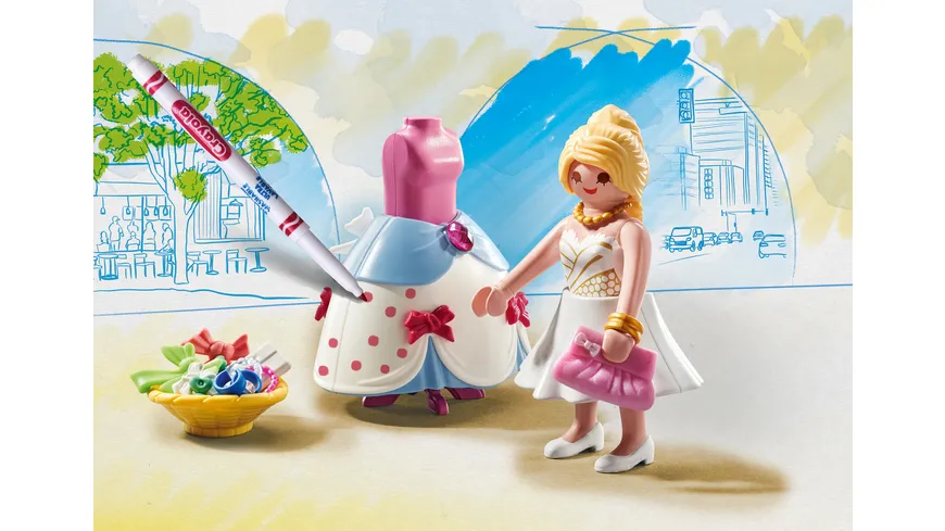 PLAYMOBIL 71374 - COLOR - Fashion Kleid