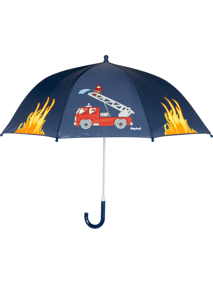 Playshoes Regenschirm Feuerwehr in Marine günstig kaufen onesize