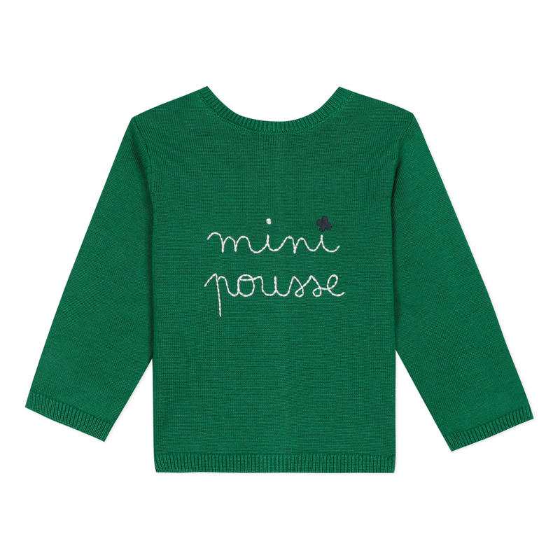 Cardigan bébé en coton bio avec motifs Absorba