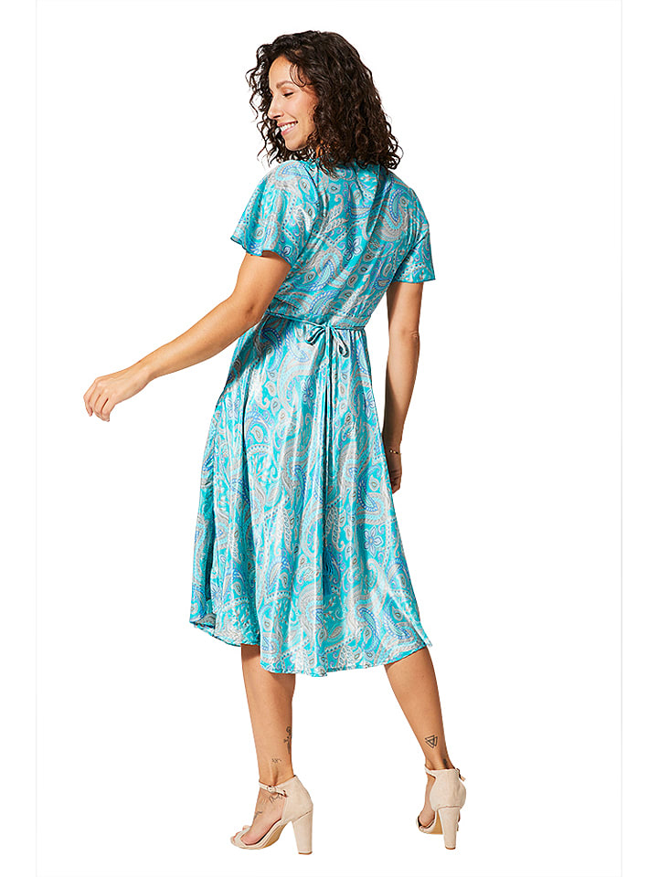 Aller Simplement Kleid in Türkis günstig kaufen