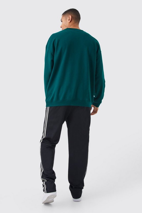 Oversize Sweatshirt mit Monaco-Print
