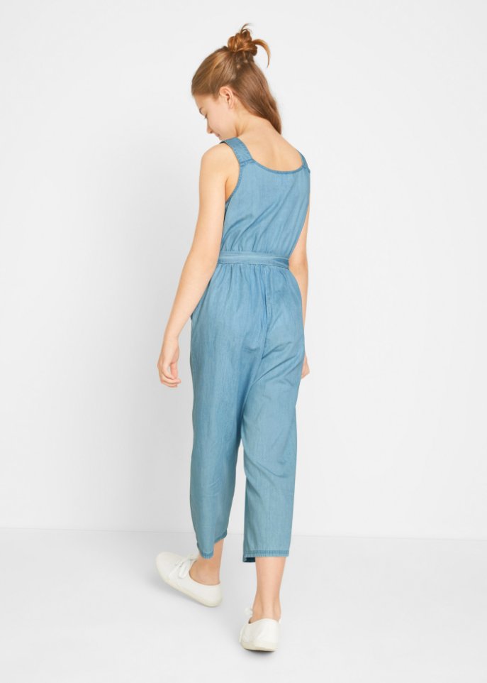 Mädchen Jeans-Jumpsuit