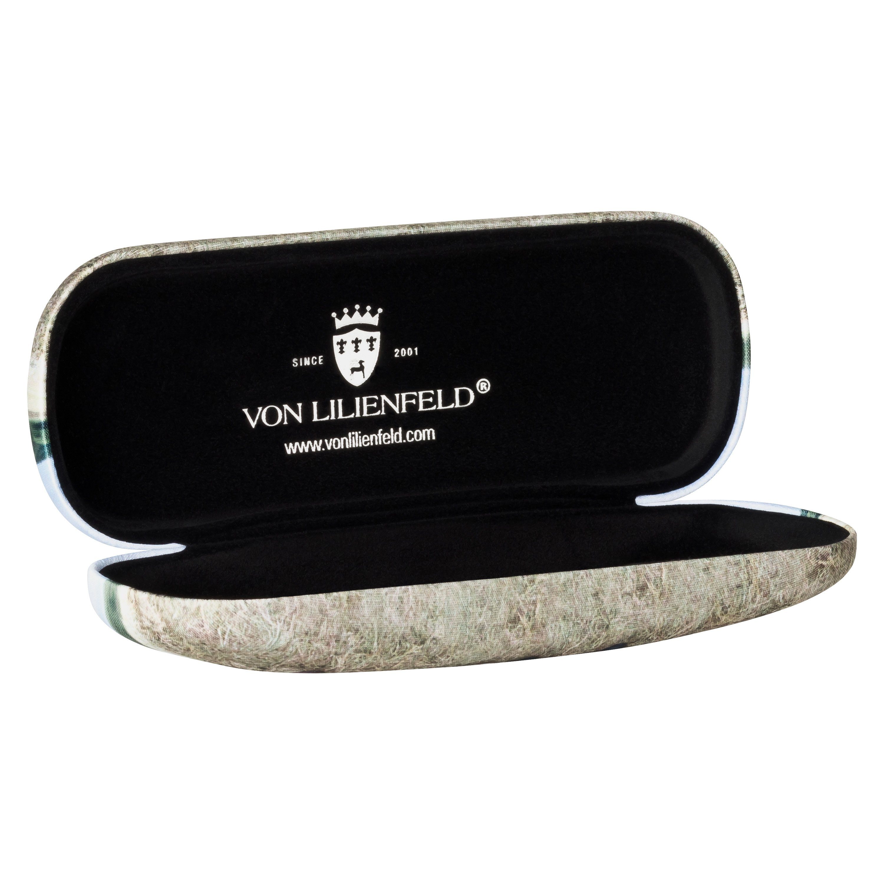von Lilienfeld Brillenetui Brillenetui Labrador Retriever Hund Brillenbox, stabiles mit Mikrofaser bezogenes Hardcase